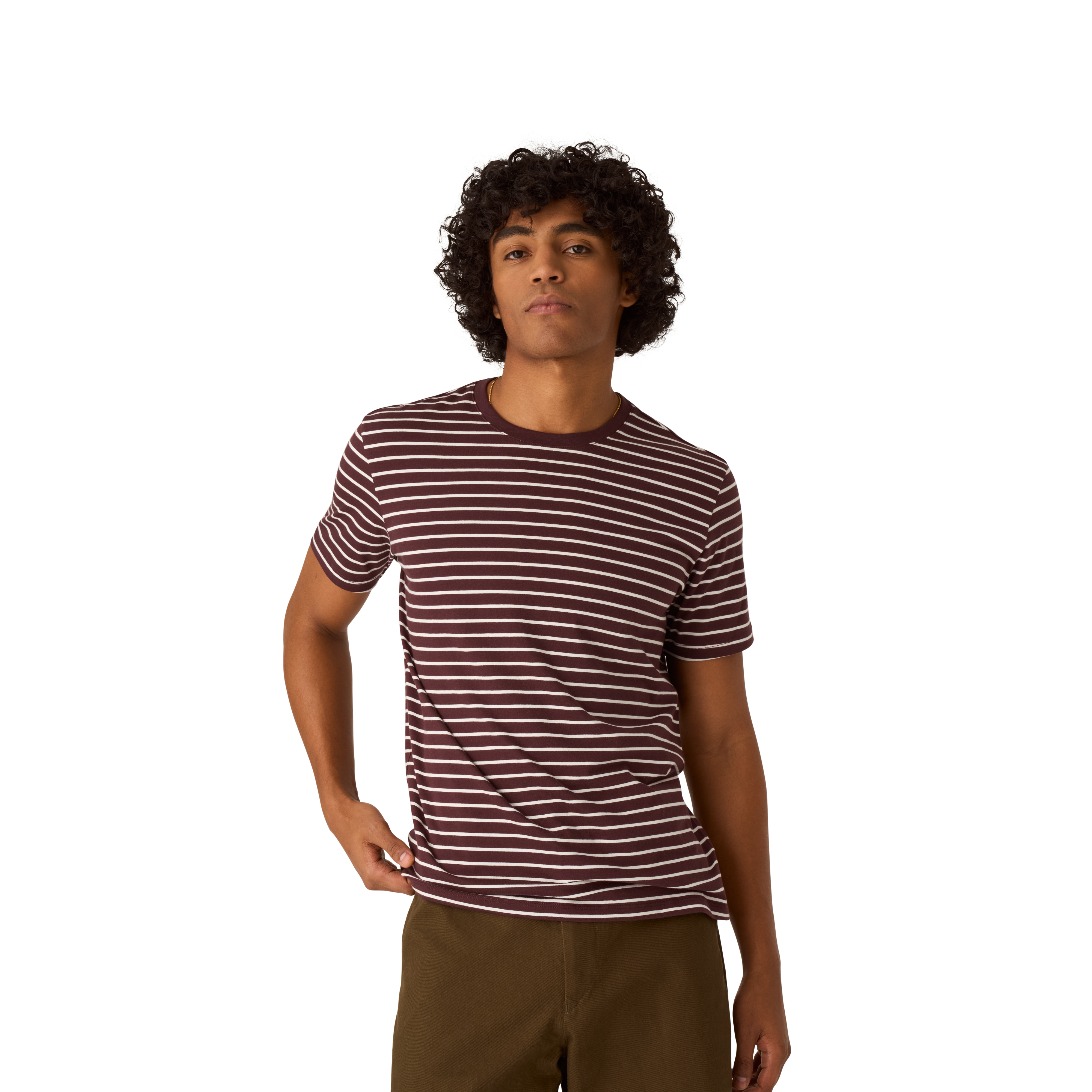 Men's Pima Cotton Crew Neck T-Shirt 6-Pack